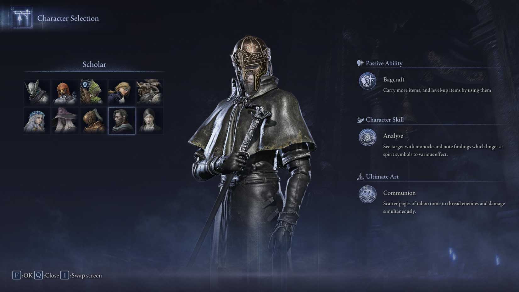 Elden Ring Nightreign Scholar Abilities