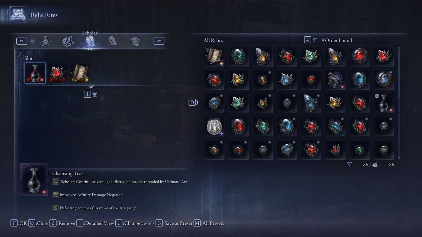 Elden Ring Nightreign Scholar Relics