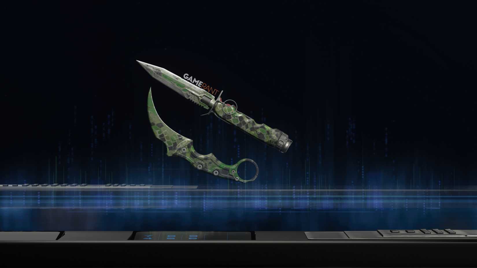 Emerald Snake Camo Preview on the Ballistic Knife - Black Ops 7