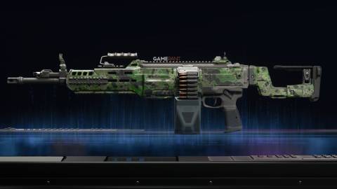 Emerald Snake Camo Preview on the Sokol 545 - Black Ops 7