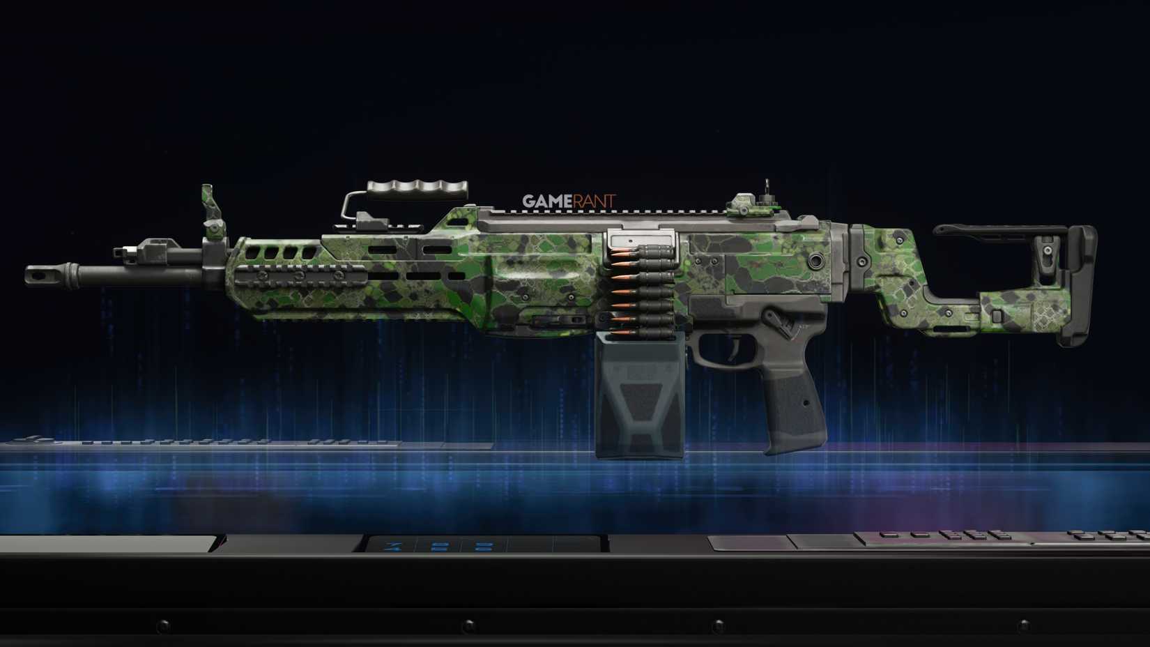 Emerald Snake Camo Preview on the Sokol 545 - Black Ops 7
