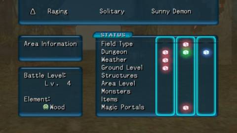 Entering dungeon data in Hack Infection (PS2)