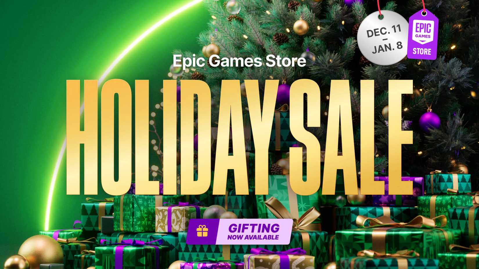 Epic Games Store Holiday Sale 2025 banner