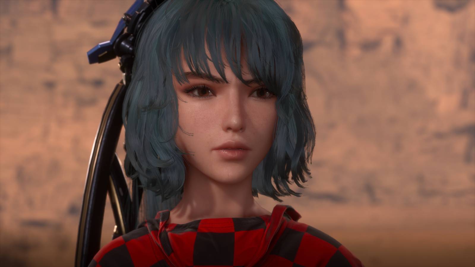 Eve wearing red in Stellar Blade 