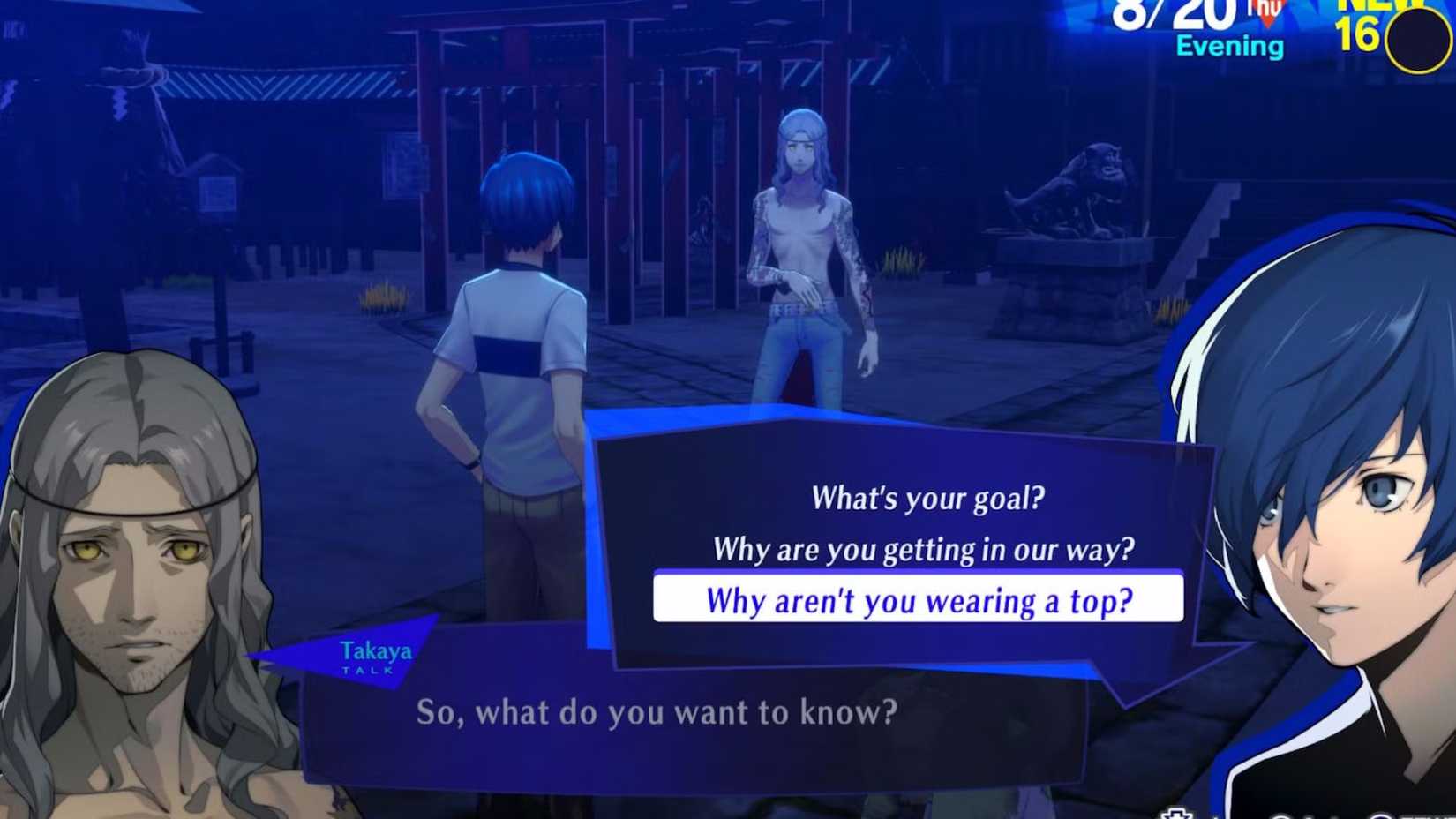 Every Takaya Linked Episode in Persona 3 Reload