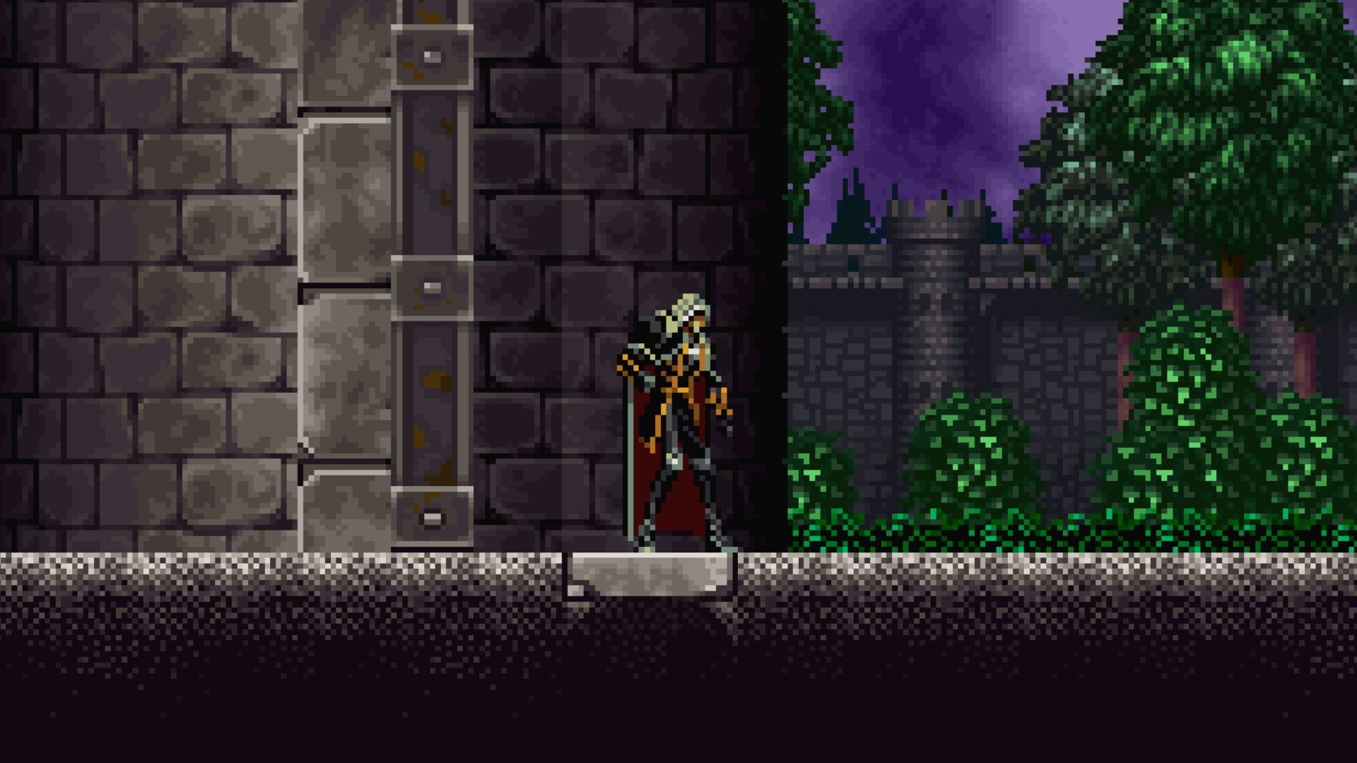 Exploring a castle in Castlevania Symphony of the Night