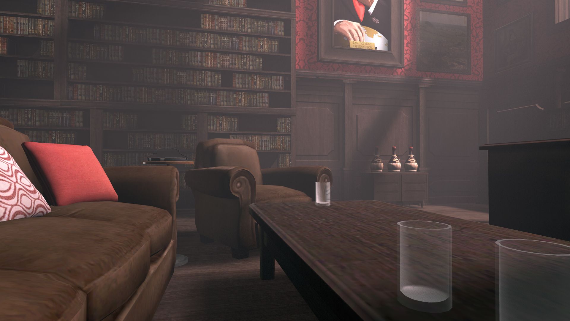 Exploring a den in The Stanley Parable