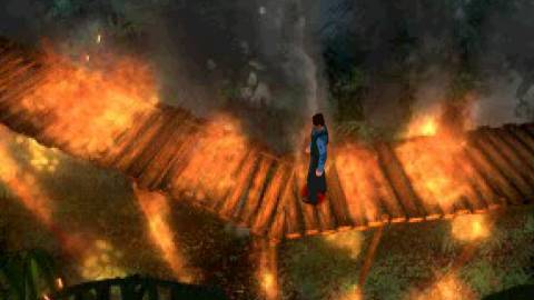 Exploring a level as Royce in Fear Effect