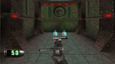 Exploring a level in Disruptor