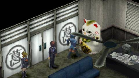 Exploring a level in Persona 2 Innocent Sin
