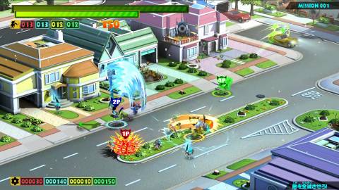 Exploring a level in The Wonderful 101