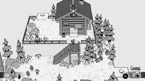 Exploring a level in Toem