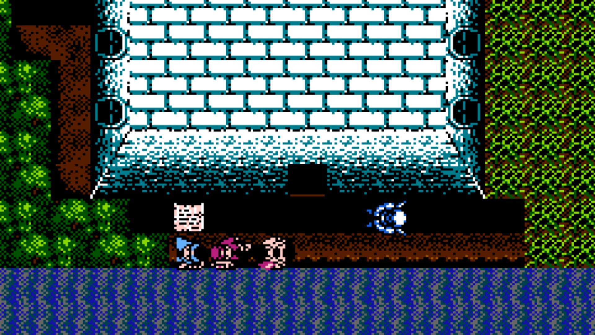 Exploring outside the mansion Sweet Home