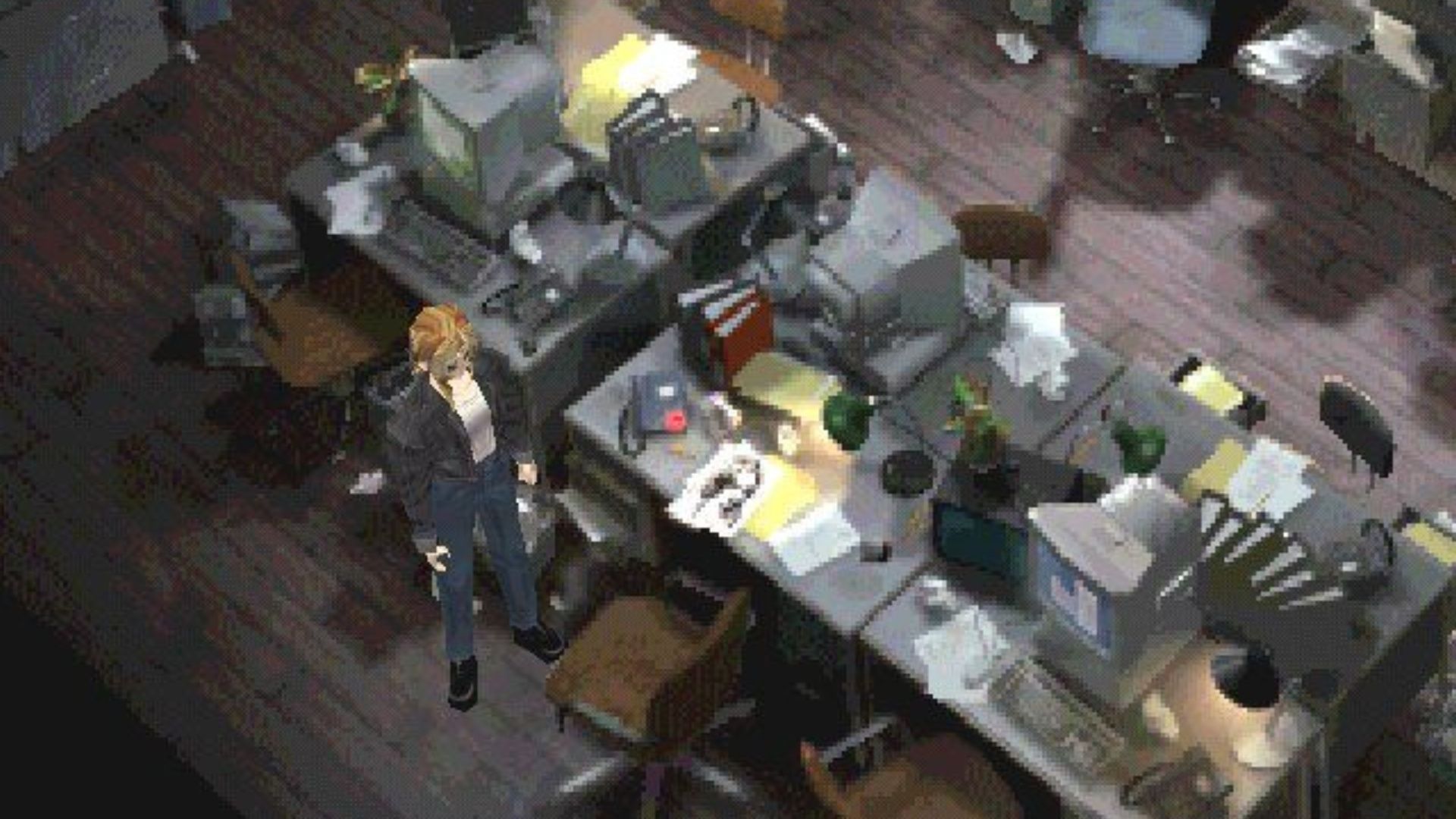 Exploring the NYPD station in Parasite Eve