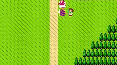 Exploring the world map in Destiny of an Emperor (NES)