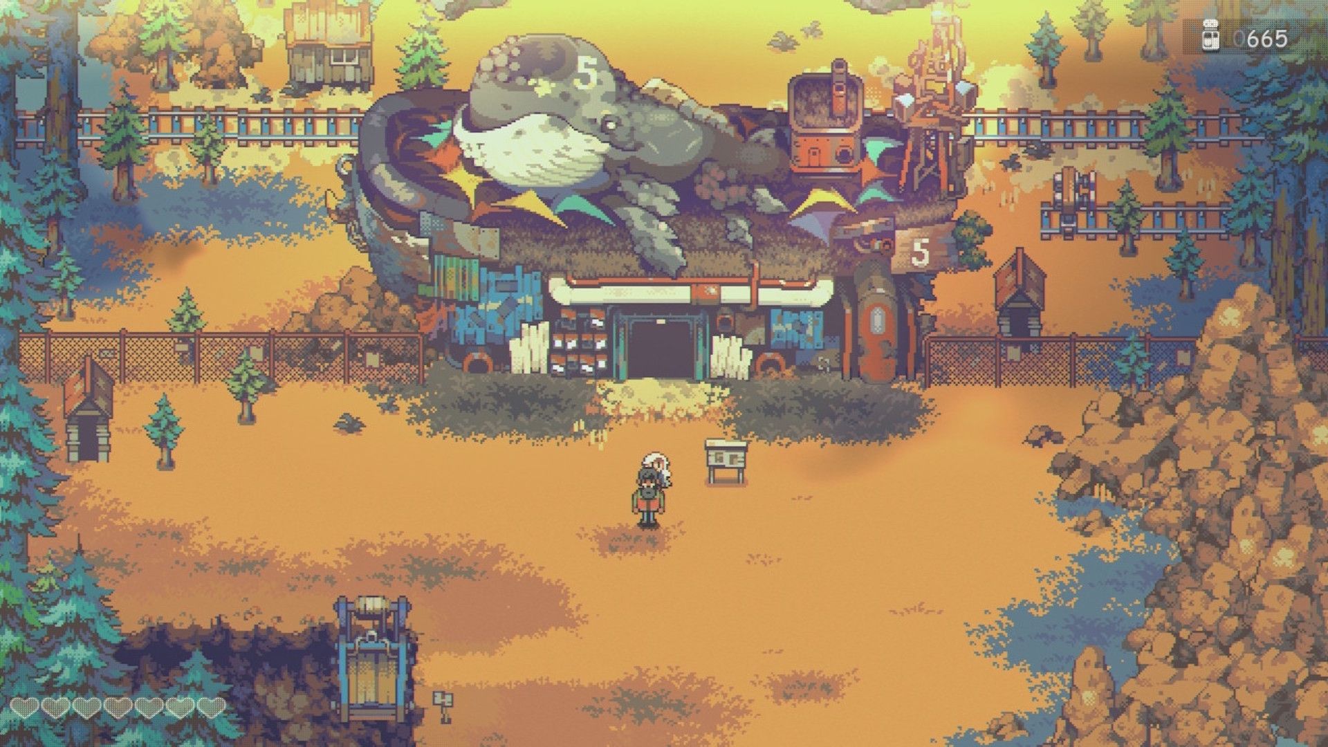 Exploring the world map in Eastward