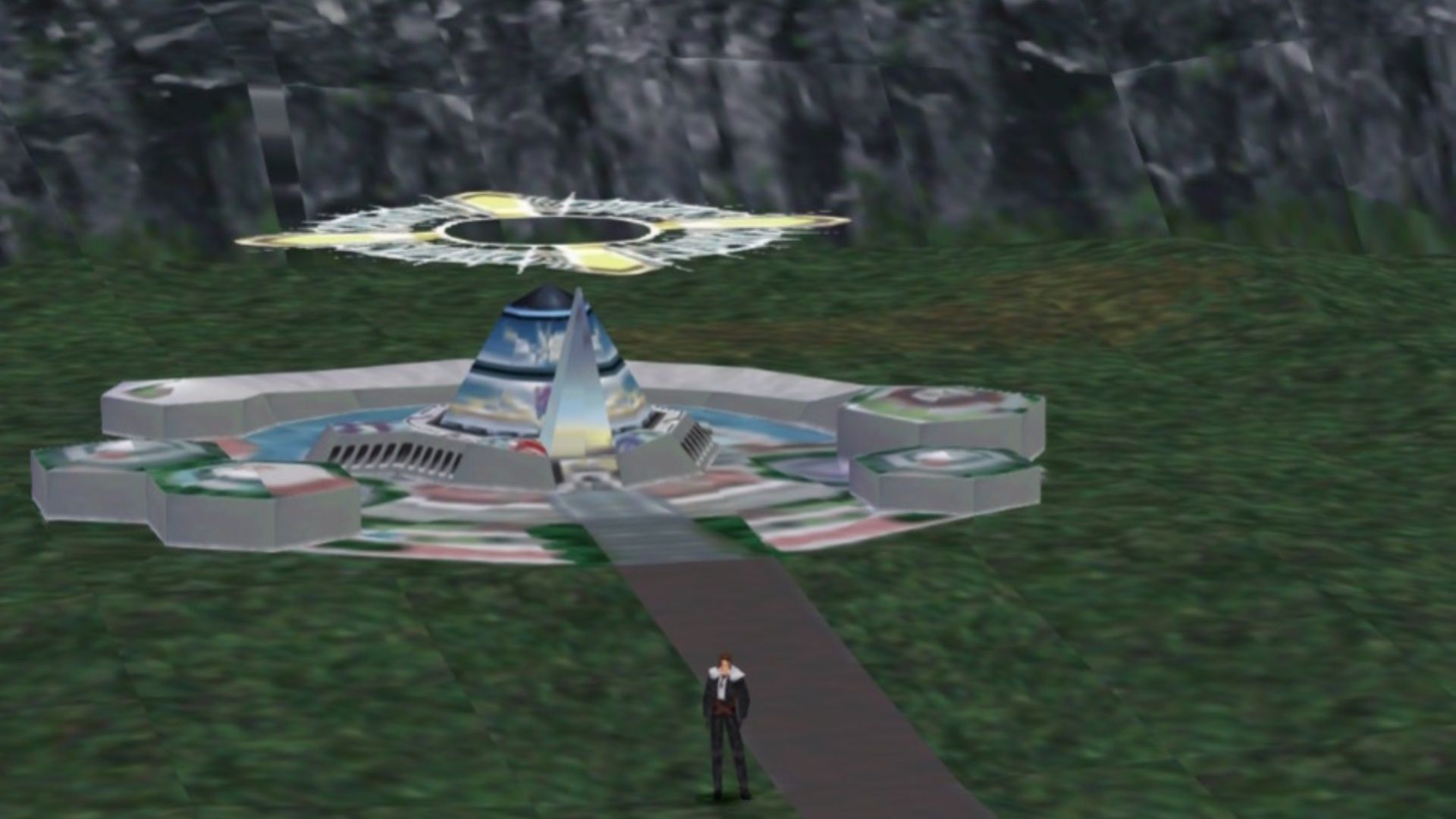 Exploring the world map in Final Fantasy 8 (1999)