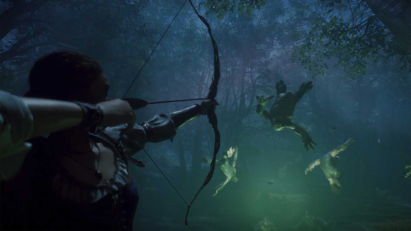Fable protagonist aiming bow
