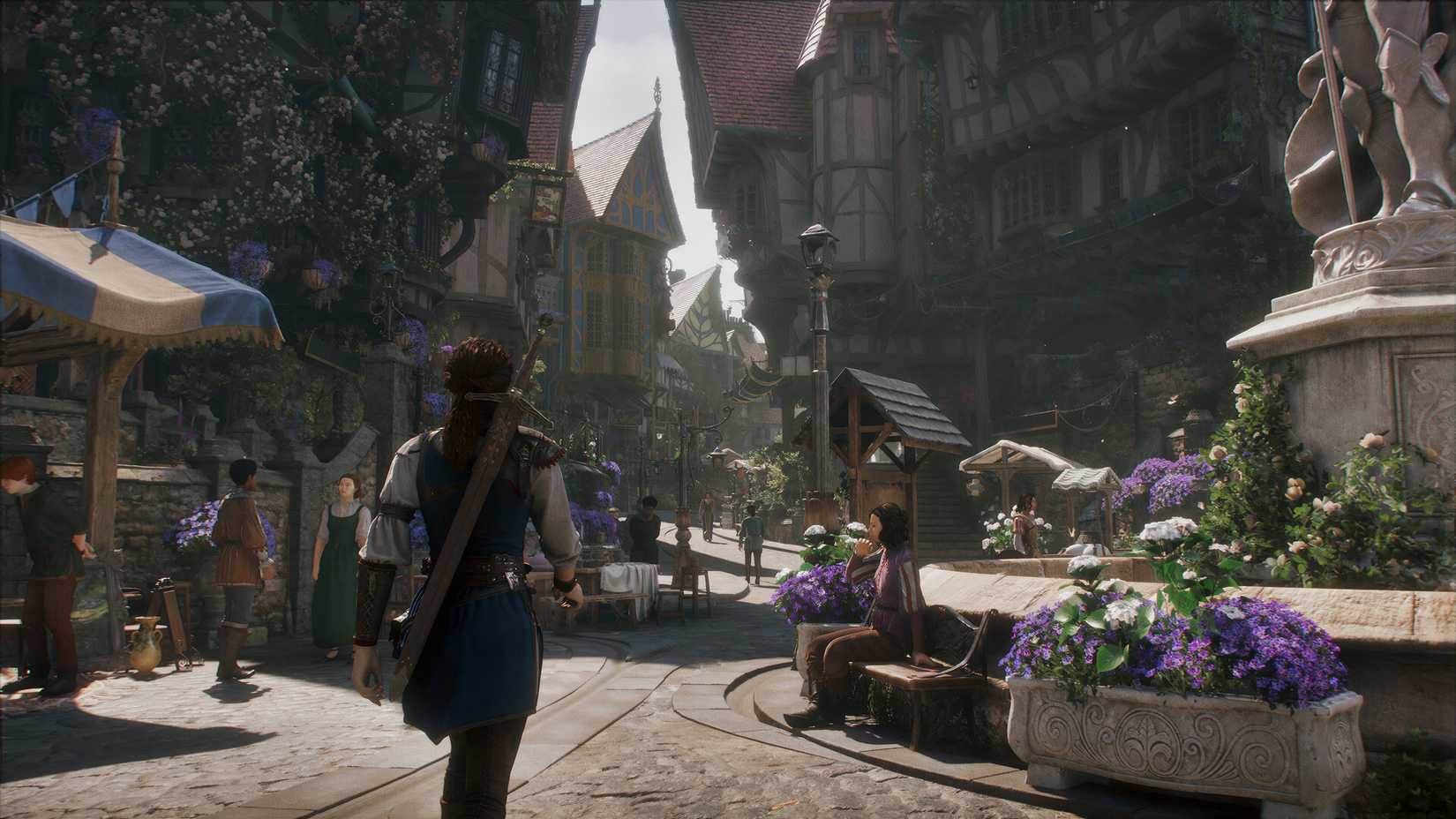 Fable protagonist exploring town