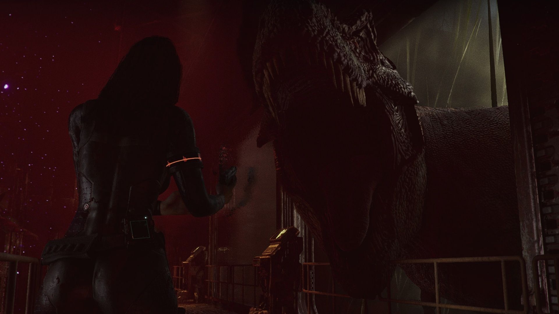 Facing a T-Rex in Code Violet