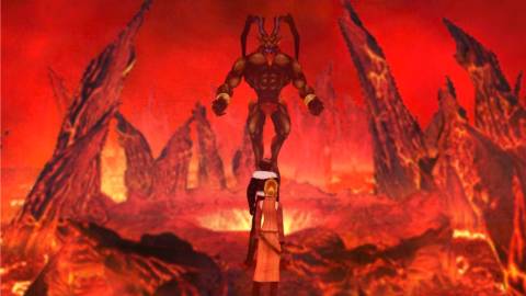Facing Ifrit in Final Fantasy 8 (1999)