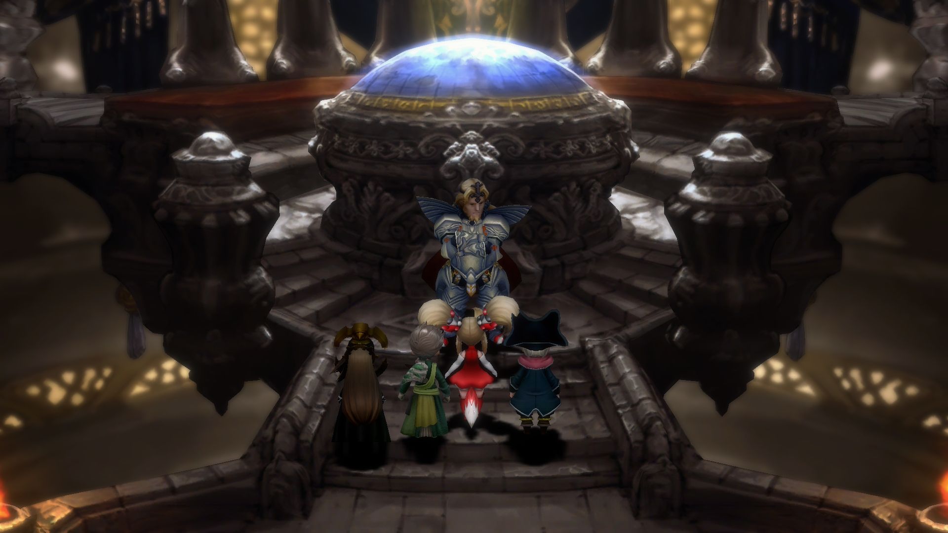 Facing the emperor in Bravely Default Flying Fairy Remaster
