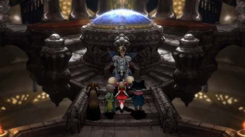 Facing the emperor in Bravely Default Flying Fairy Remaster