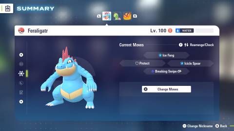 feraligatr build The Ultimate Techniques pokemon legends za mega dimension