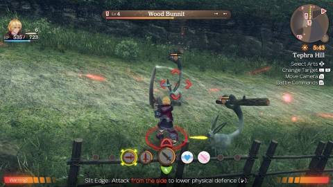 Fighting enemies in Xenoblade Chronicles (2020)