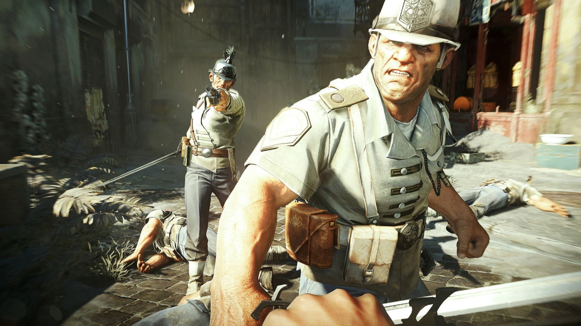 Fighting guards in Dishonored 2