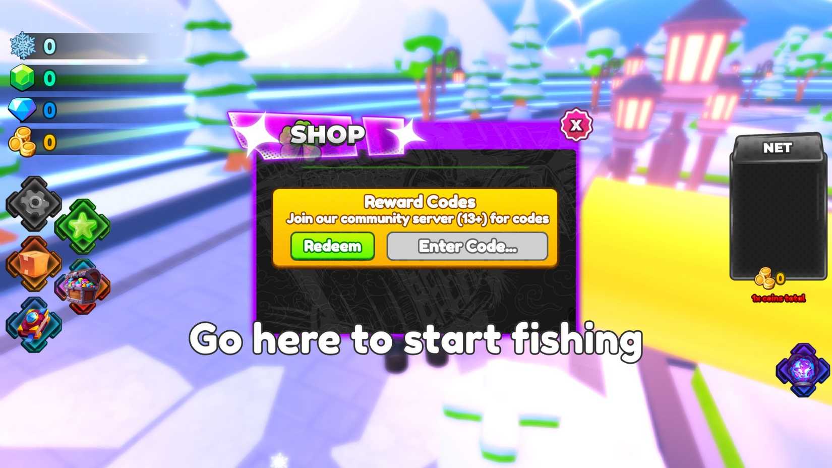 Fishing Incremental 2 the codes tab