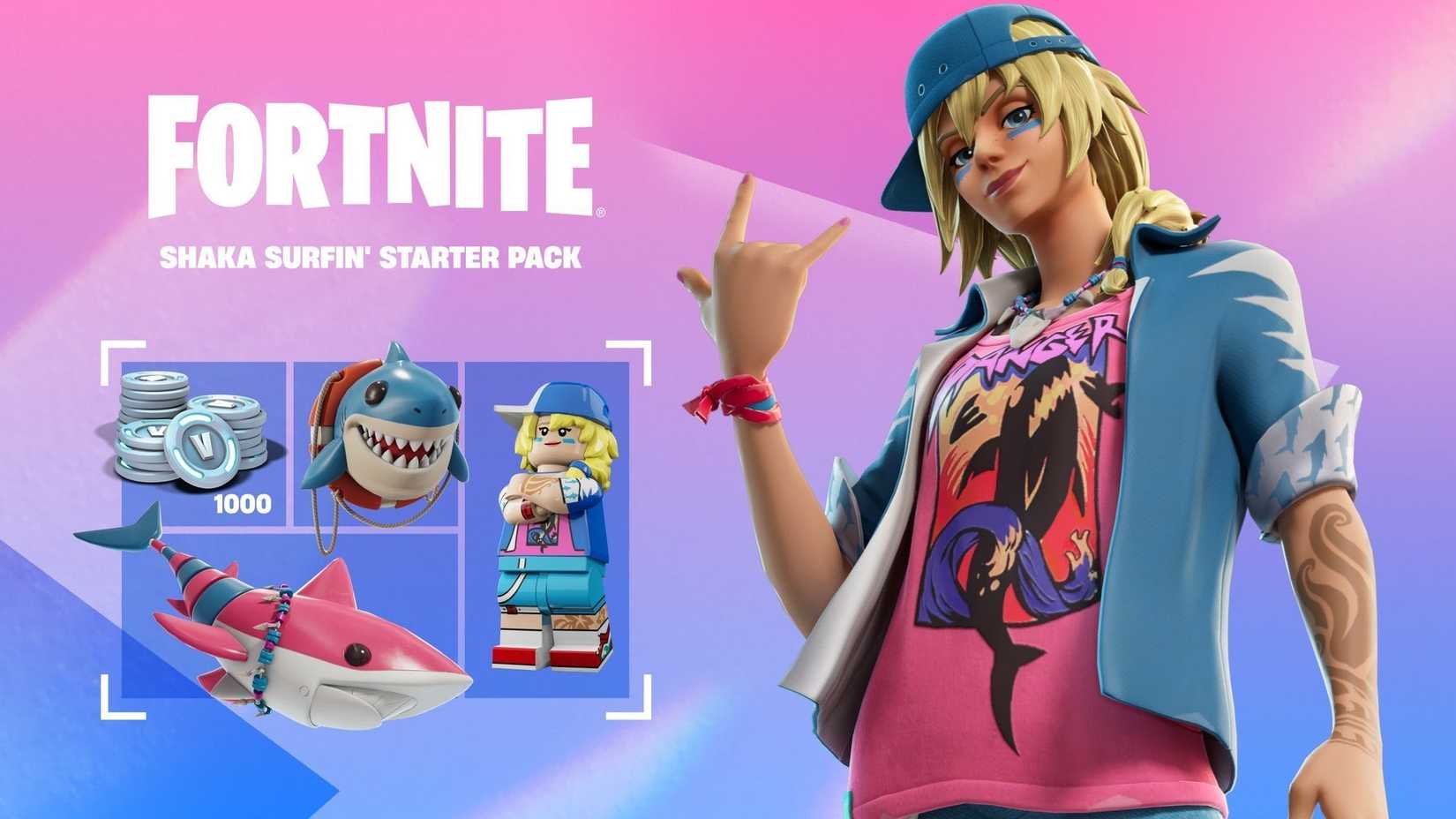 Fortnite Starter Pack 1000 V-Bucks offer