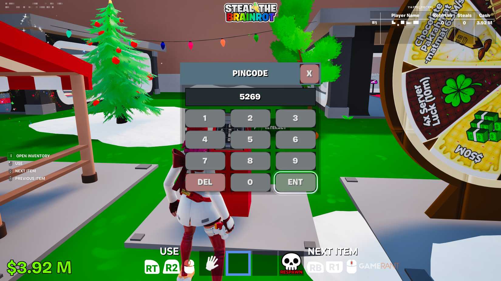 All Steal the Brainrot Codes in Fortnite
