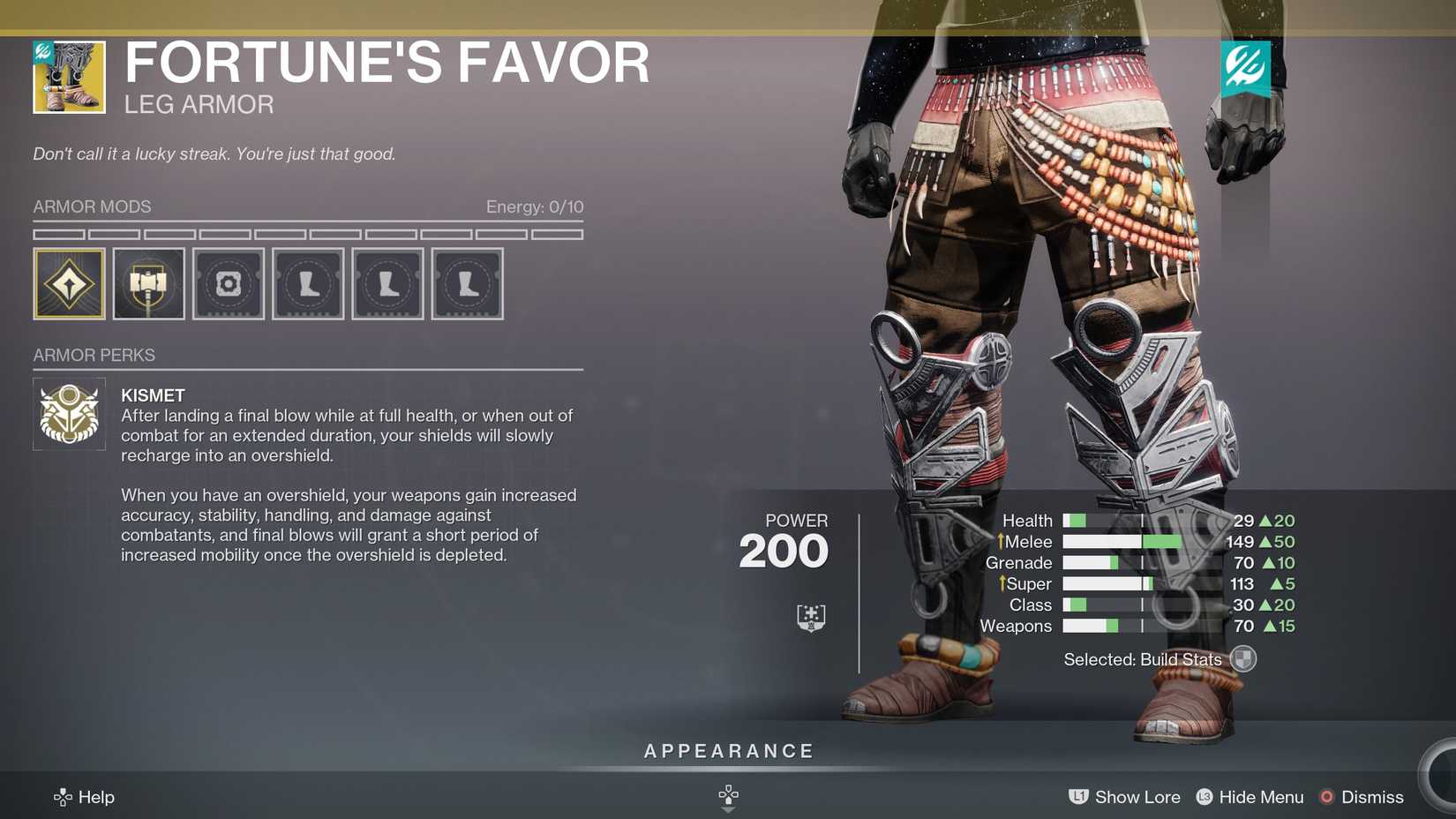 fortune's favor hunter exotic