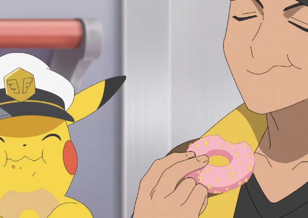 Professor Friede dengan Captain Pikachu