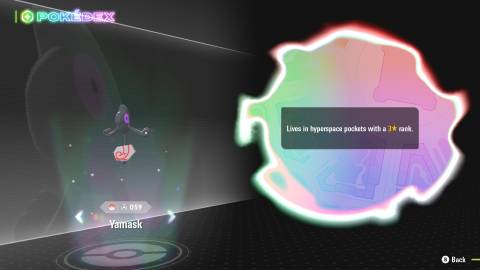 Galarian Yamask in pokemon legends za