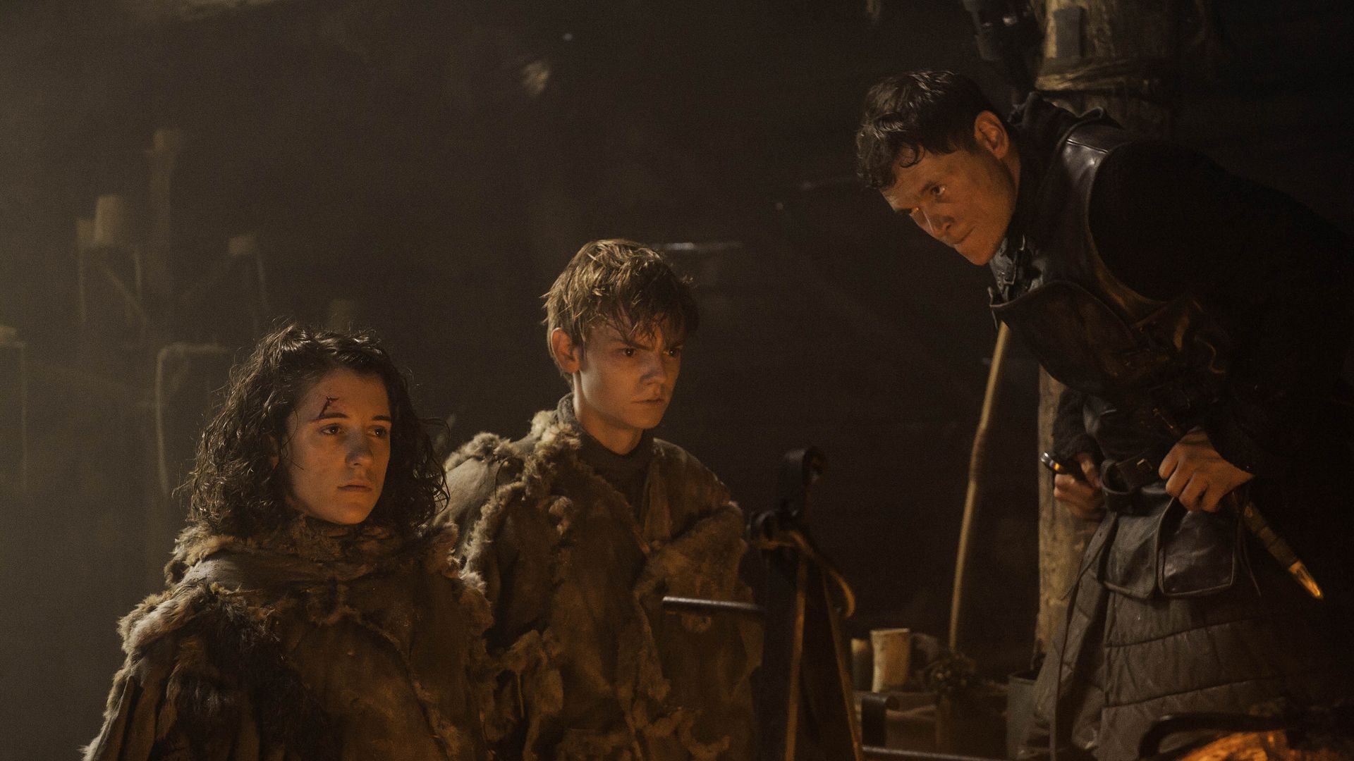 game of thrones The man on the right is Karl Tanner, portrayed by actor Burn Gorman, a former criminal and a mutineer from the Night's Watch