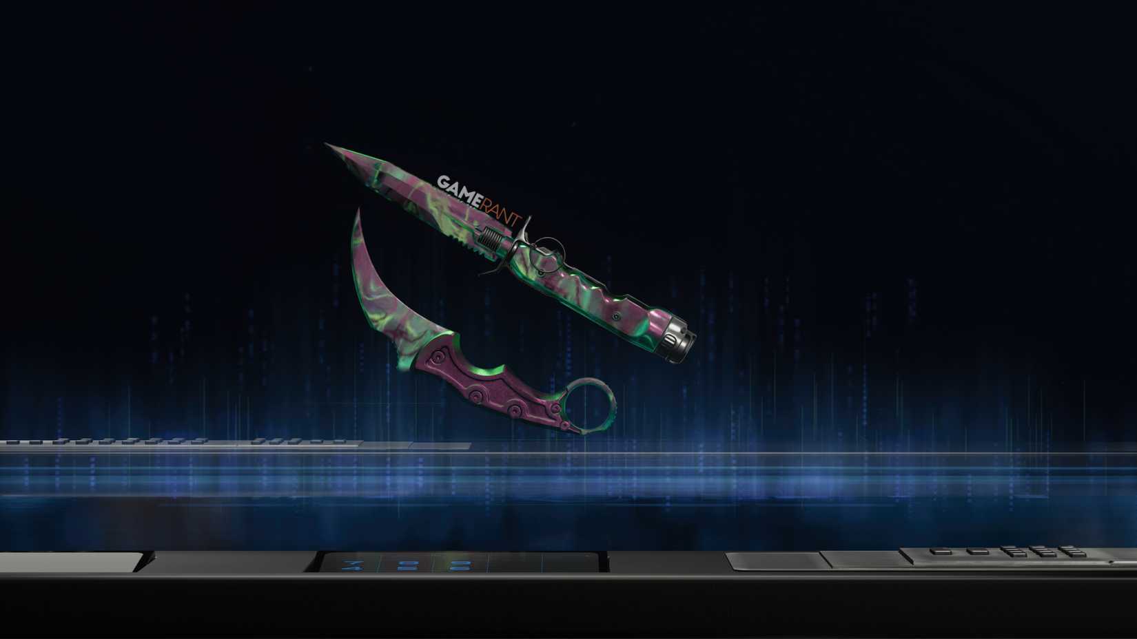 Genesis Camo Preview on the Ballistic Knife - Black Ops 7