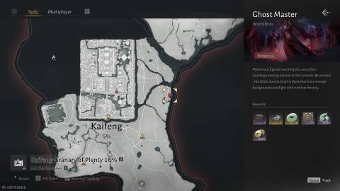 Ghost Master world boss where winds meet