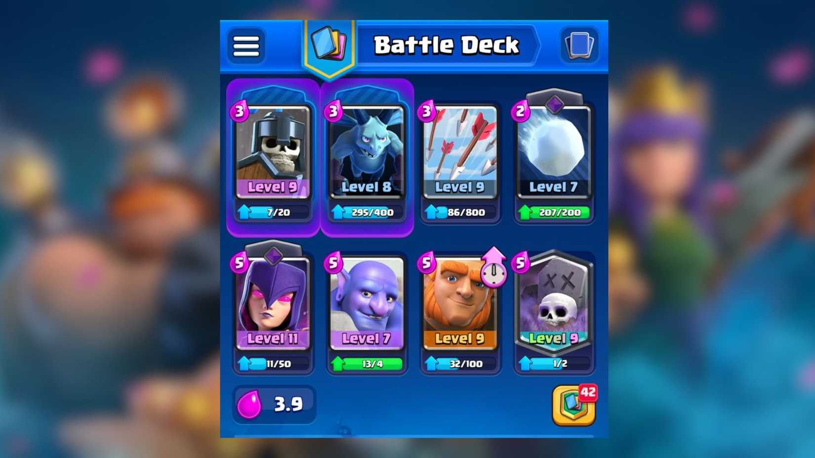 giant graveyard arena 14 deck clash royale