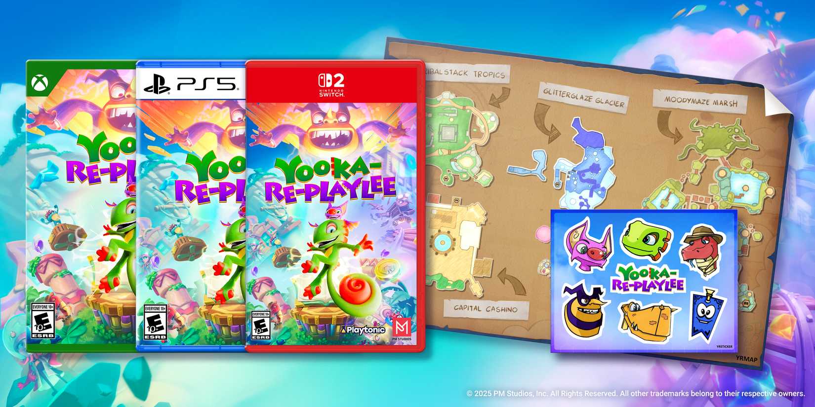 The retail edition of Yooka Replaylee