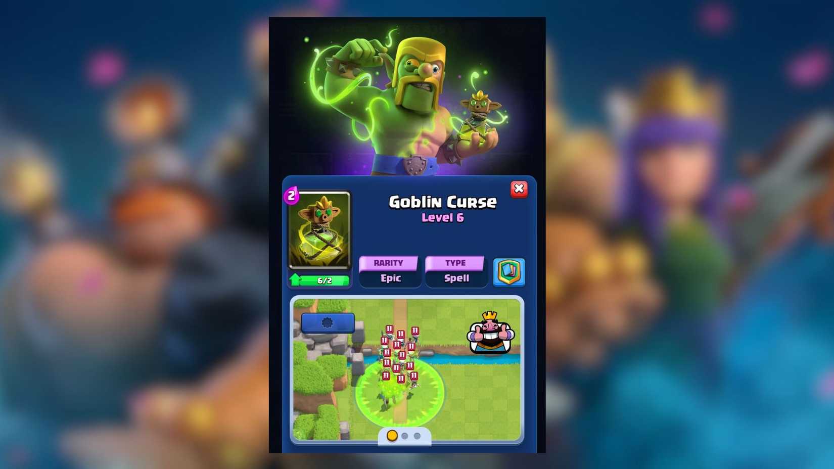 goblin curse arena 14 clash royale