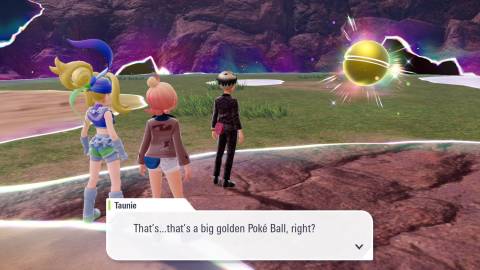 golden pokeball pokemon legends za mega dimension 