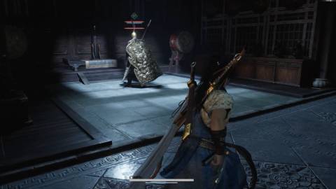 guard with a shield Where Winds Meet