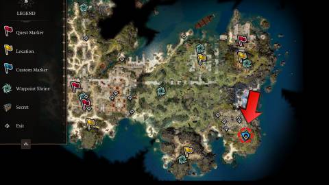 Hands of the Tyrant Location in Divinity Original Sin 2 dos2