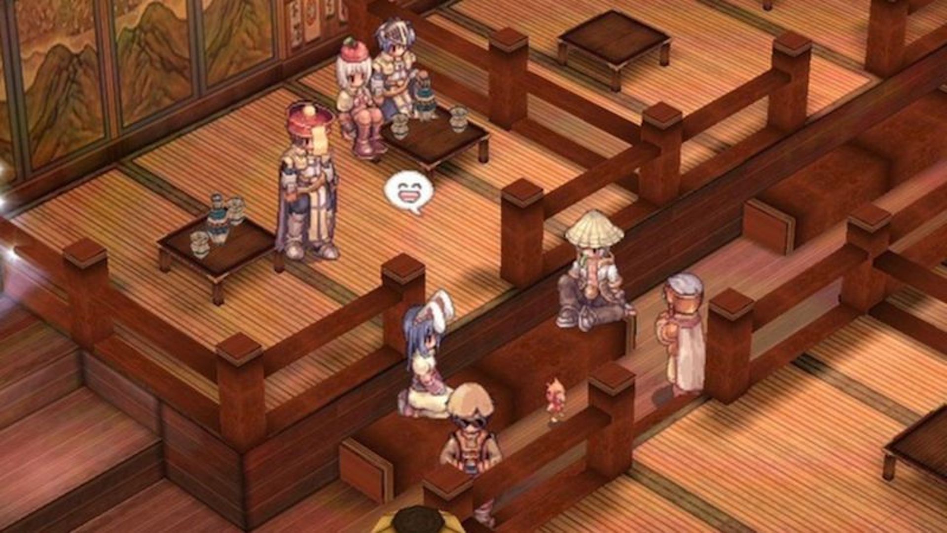 Hanging out in an INN in Ragnarok Online