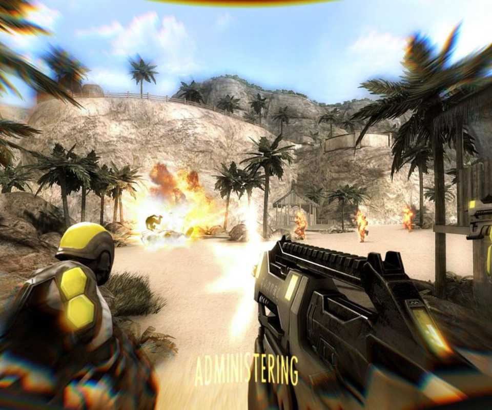 Haze - Official screenshots of first-person gameplay.