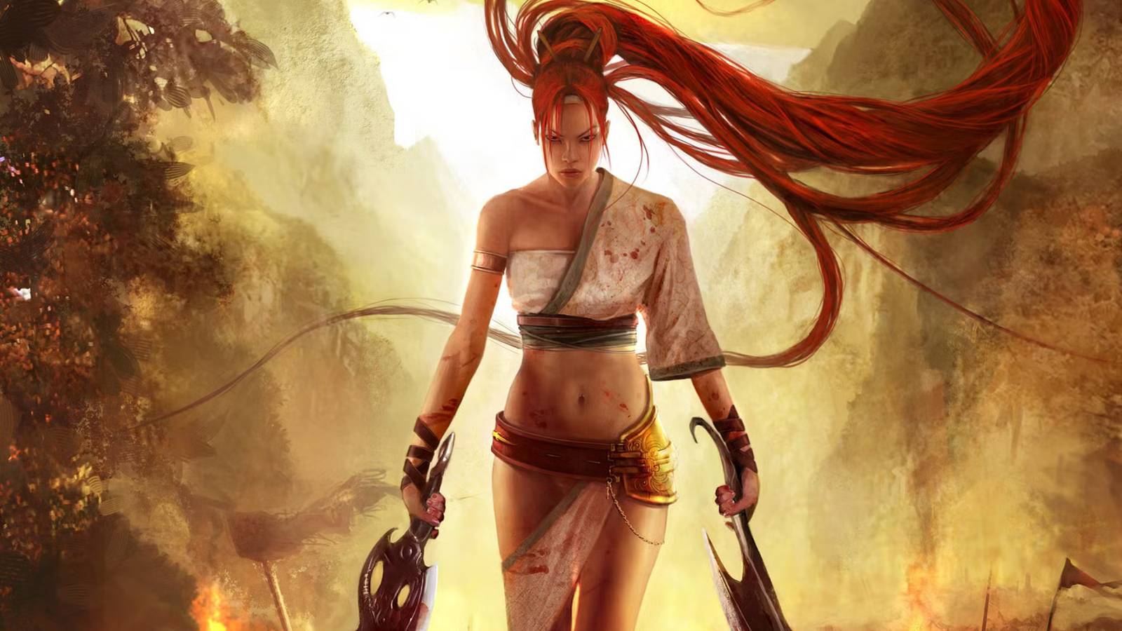 Heavenly Sword Key Art featuring Nariko