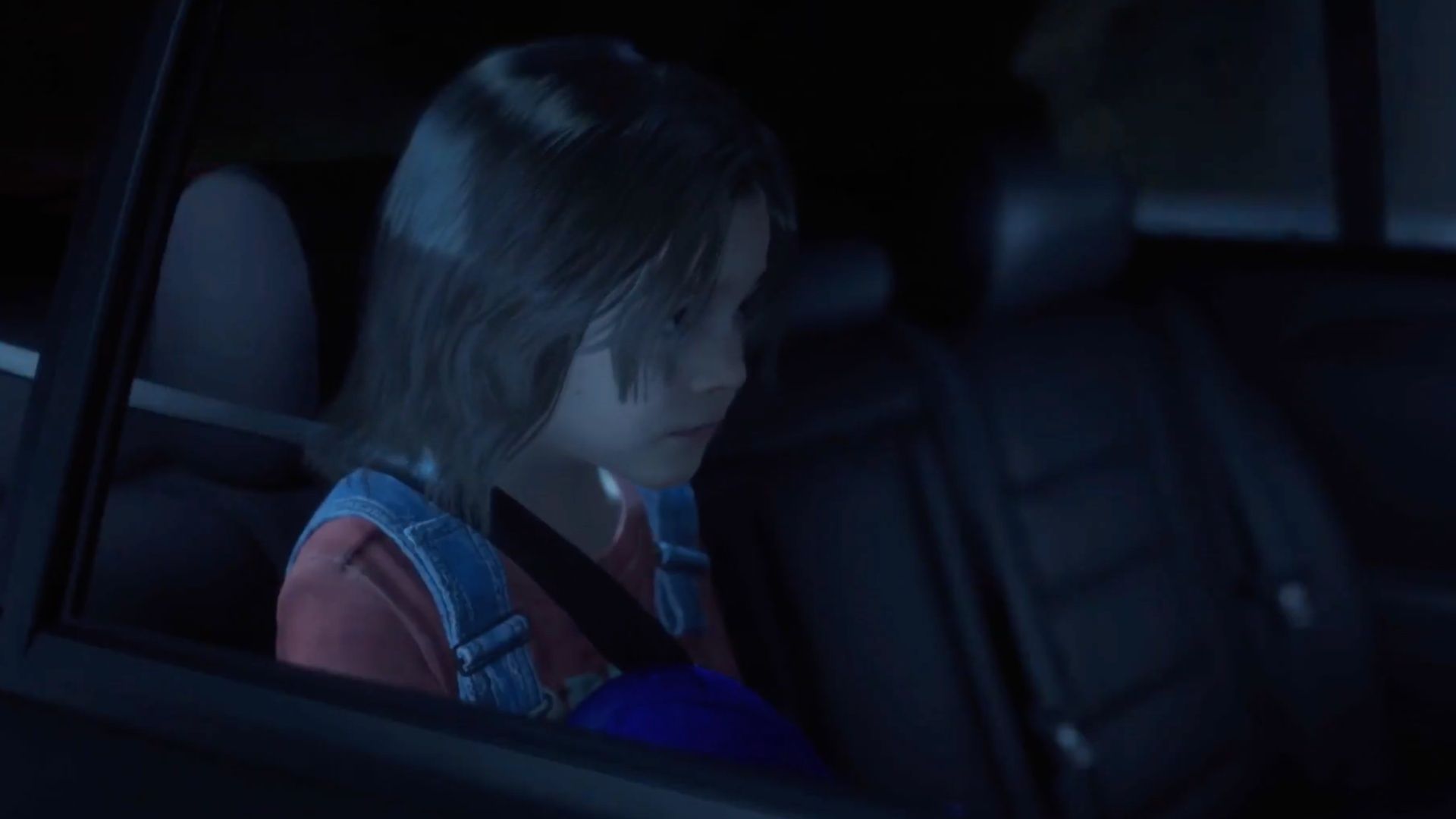 Helios in a car in Returnal