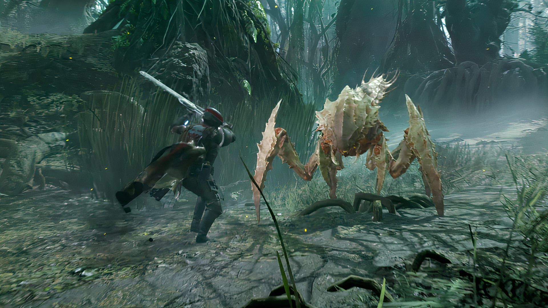 Helldivers 2 serangan tool defoliation ke terminid warrior